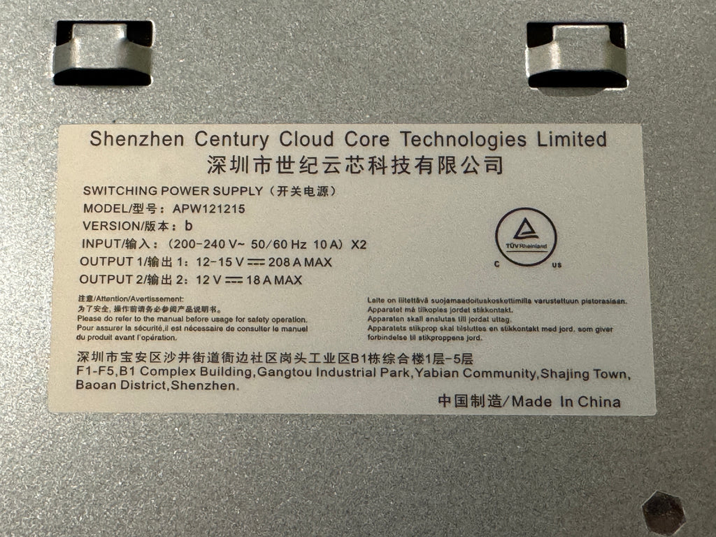 Bitmain APW121215 3300w Version A/B/C 12-15V PSU | S19 T19 D7 E9 BRAND NEW