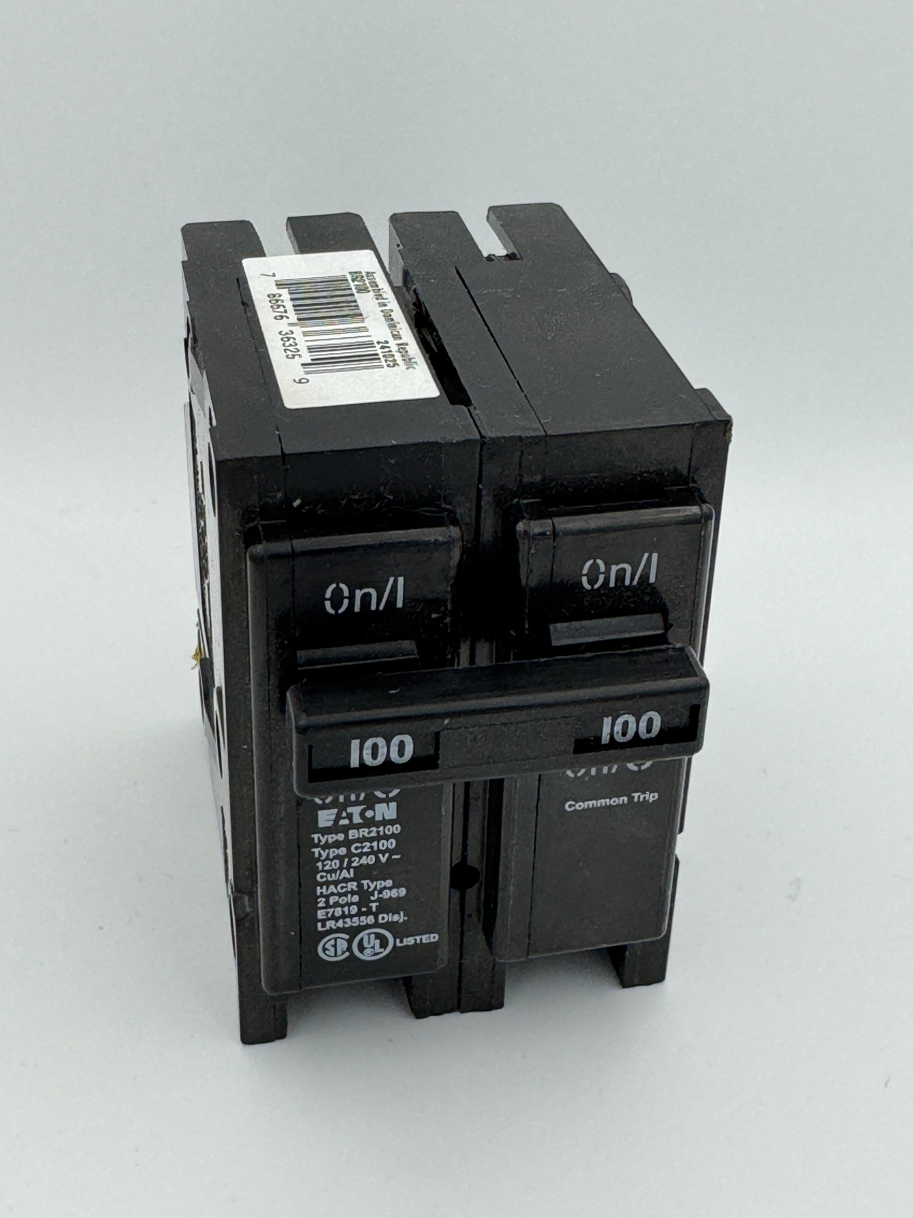 Eaton BR2100 - 100A 2-Pole Molded Case Circuit Breaker - NEW